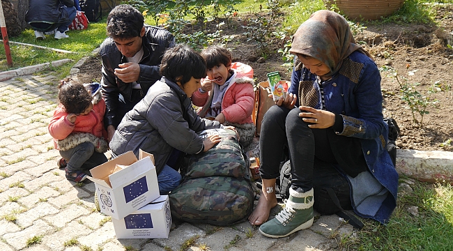 Balıkçı kamyonetinde 51 mülteci yakalandı