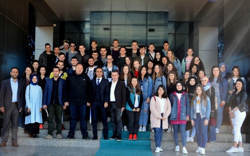 Batı Trakyalı öğrenciler ÇOMÜ'yü gezdi