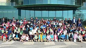 Biga'da öğrencilere orman ve doğa sevgisi anlatıldı