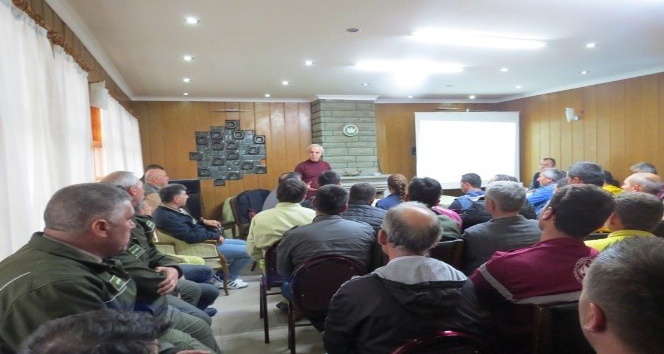 Biga'da yangın eğitim semineri verildi