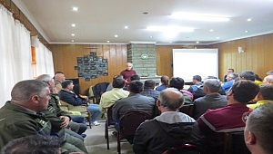 Biga'da yangın eğitim semineri verildi