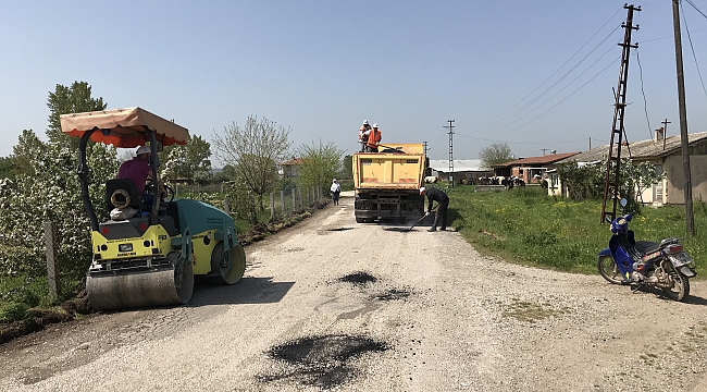 Çan'da Köy Yolları Tamiratına Başlandı