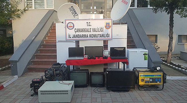 Çanakkale'de 4 kişi hırsızlıktan tutuklandı