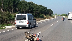 Çanakkale'de kaza: 1 yaralı