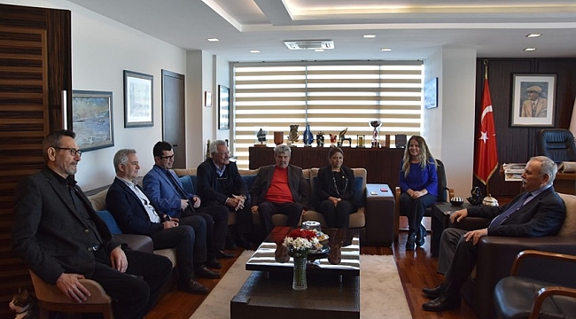 Ege Barış Ve İletişim Derneği'nden Başkan Gökhan'a Destek Ziyareti
