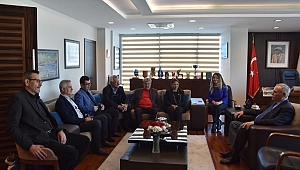 Ege Barış Ve İletişim Derneği'nden Başkan Gökhan'a Destek Ziyareti