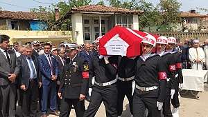 Kore gazisi Çanakkale'de toprağa verildi