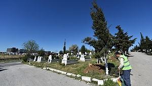 Mezarlıklarda Bakım Ve Onarım Çalışmaları Gerçekleştiriliyor