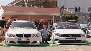 Modifiye tutkunları Bayramiç'te buluştu