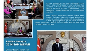 Umurbey Belediye Bülteni çocuklara emanet