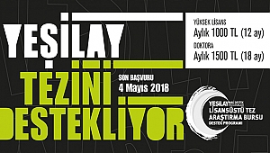 YEŞİLAY'DAN DOKTORA VE YÜKSEK LİSANS ÖĞRENCİLERİNE BURS FIRSATI!
