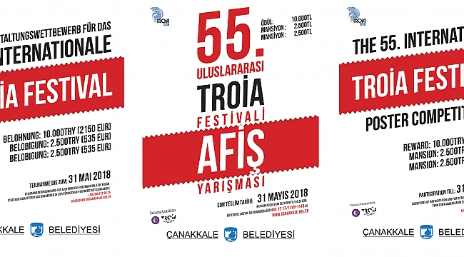 55. Uluslararası Troia Festivali Afiş Yarışması İçin Son 2 Gün!