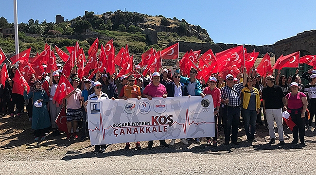 Ayvacık'ta 10 kilometrelik doğa yürüyüşü