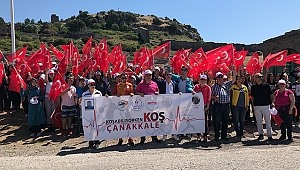 Ayvacık'ta 10 kilometrelik doğa yürüyüşü
