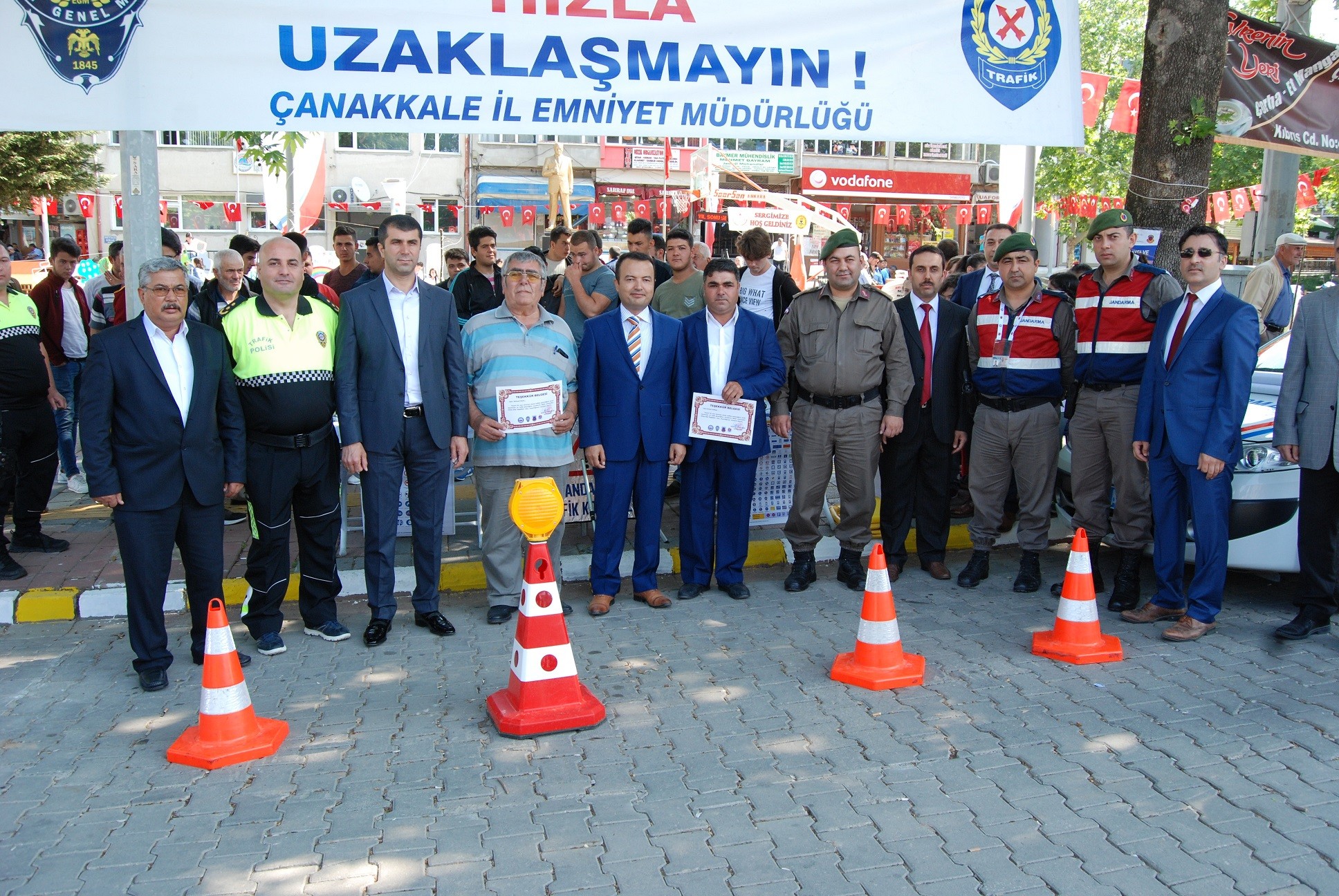 Bayramiç'te Trafik Haftası etkinliği