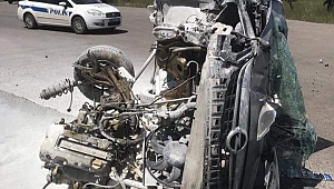 Biga'da trafik kazası: 1 yaralı