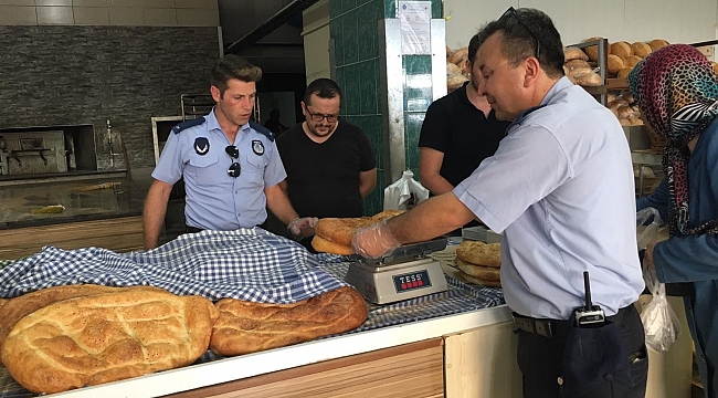 Biga'da zabıtadan fırınlara Ramazan denetimi