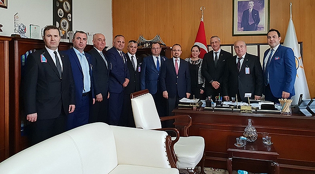 Biga TSO'dan Bülent Turan'a ziyaret