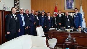 Biga TSO'dan Bülent Turan'a ziyaret