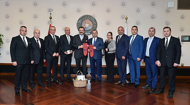 Biga TSO'dan Tobb Başkanı'na Ziyaret