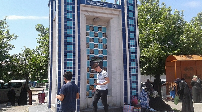 Çan Otobüs Terminalindeki çeşmenin suyu yeniden akamya başladı