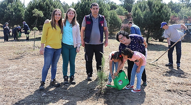 Çan Termik Santralinden her anne için bir fidan