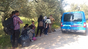 Çanakkale'de 23 kaçak göçmen yakalandı
