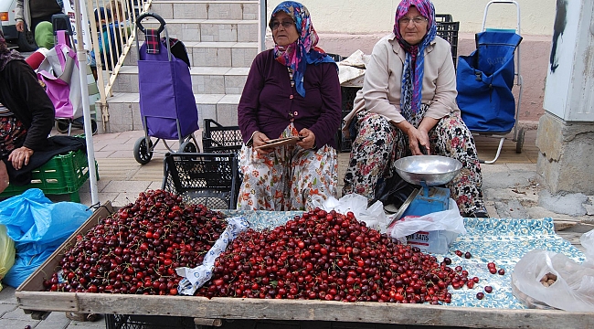 Çanakkale'de kiraz üreticisi endişeli