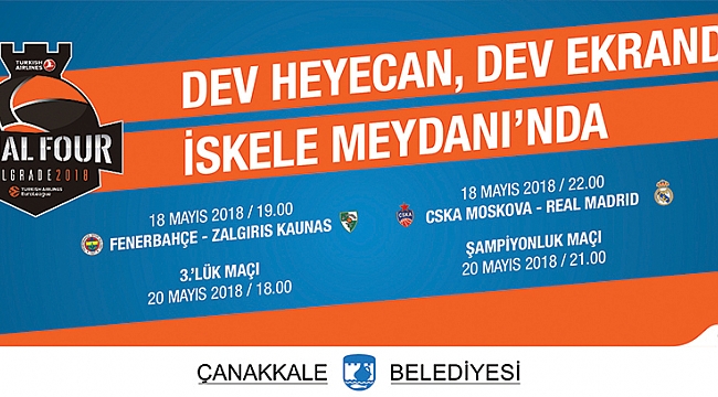 Final Four Heyecanı Dev Ekranda!