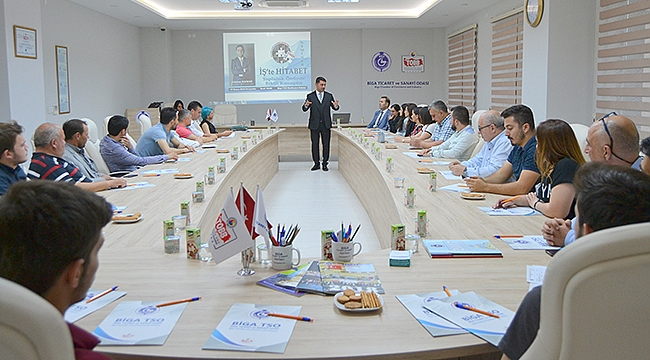 İş insanlarına iş'te hitabet semineri