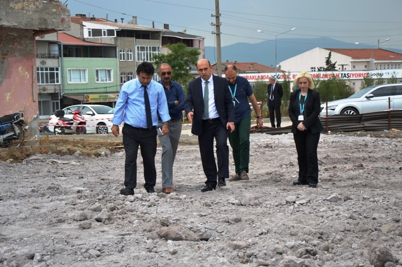 Kaymakam Can, Biga Devlet Hastanesinde incelemelerde bulundu