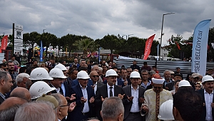 Lapseki'de İskele Camii'nin temeli atıldı