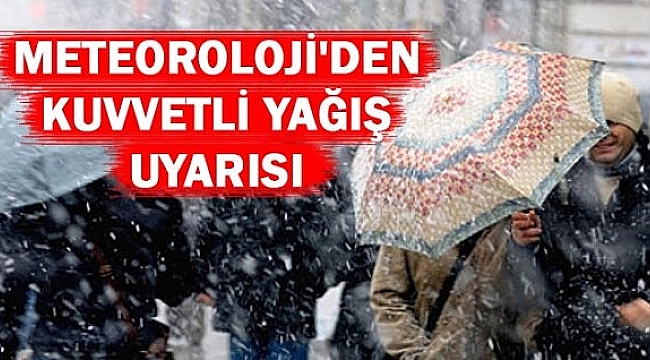 Meteoroloji'den Çanakkale İçin Kuvvetli Yağış Uyarısı