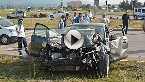 Otomobil ile cip çarpıştı: 1 ölü, 4 yaralı