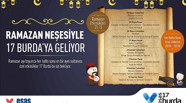 Ramazan Neşesiyle 17 Burda'ya Geliyor