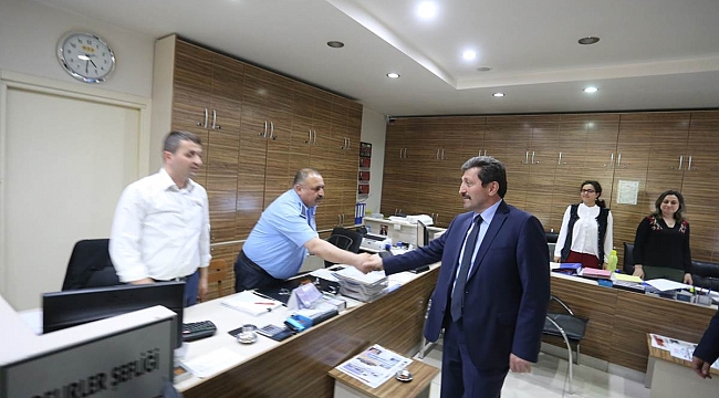 Vali Orhan Tavlı, Çan Belediyesini Ziyaret Etti