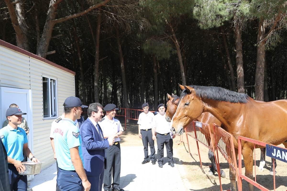 Vali Tavlı, Kabatepe Jandarma Karakolunu inceledi