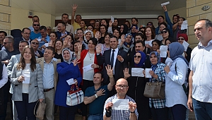 AK Parti Çanakkale Teşkilatı'ndan Cumhurbaşkanı Recep Tayyip Erdoğan'ın Seçim Kampanyasına destek