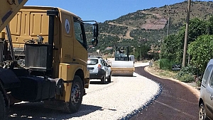 Balabanlı Sahil Yolu Çalışmaları Devam Ediyor