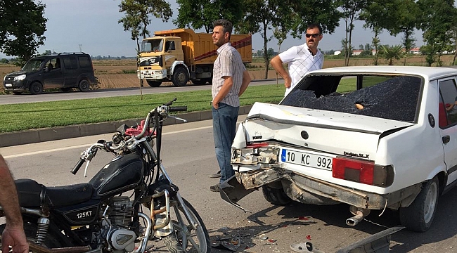 Biga'da kaza: 1 yaralı