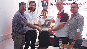 KAHOT'tan CHP Çan İlçe Başkanlığına Teşekkür Ziyareti