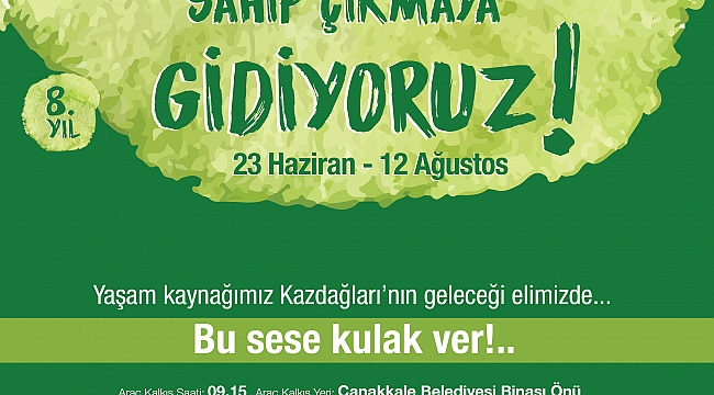 Kazdağları Gezileri Başlıyor…