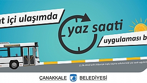 Kent İçi Ulaşımda Yaz Saati Uygulaması Başladı!