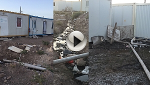 Köylüler risk altında yetkililerden yardım bekliyorlar