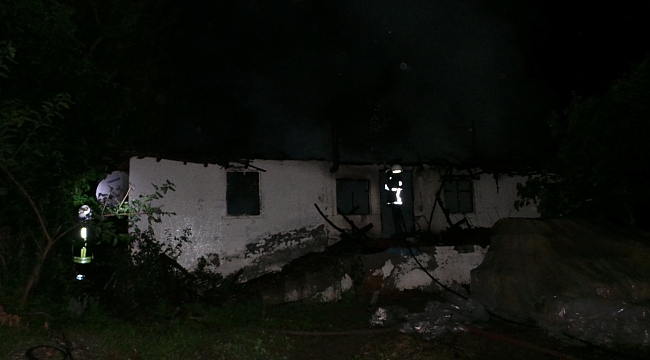 Okçular Köyünde Yangın Çıktı!