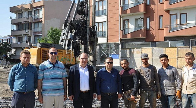 Şahin Çanakkale Merkez'de Devam Eden Yatırımları Yerinde İnceledi
