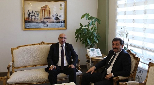 Ticaret Borsası Meclis Başkanı Abdullah DENİZ, Vali Orhan TAVLI'yı Ziyaret Etti