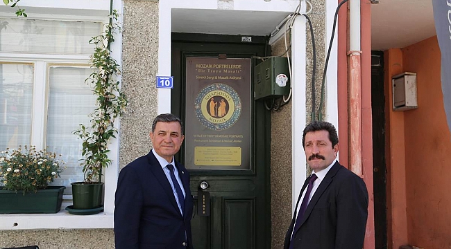 Vali Orhan TAVLI, TROYA Mozaikleri Atölyesini Ziyaret Etti