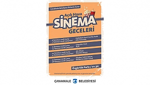 Açık Havada Sinema Keyfi Başlıyor…