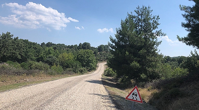 Ayvacık Kozlu Ahmetçe Grup Yolu Çalışmaları Tamamlandı